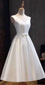 Konfirmations kjole - Mathilde, hvid